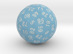 d95 Sphere Dice "Arethusa" in Standard High Definition Full Color