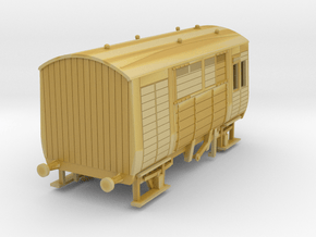 o-120fs-lms-d1956-horsebox in Tan Fine Detail Plastic