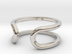 Seehrt Ring - Simplistc Set   in Rhodium Plated Brass: 3 / 44