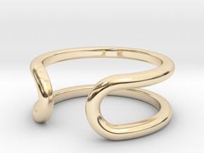 Seehrt Ring - Simplistc Set   in 9K Yellow Gold : 3 / 44