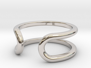 Seehrt Ring - Simplistc Set   in Rhodium Plated Brass: 3.5 / 45.25