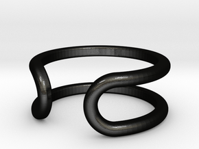 Seehrt Ring - Simplistc Set   in Matte Black Steel: 3.5 / 45.25