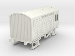 o-87-lms-d1972-horsebox in White Natural Versatile Plastic
