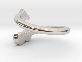 Sruof Ring - Simplistc Set   in Rhodium Plated Brass: 3 / 44