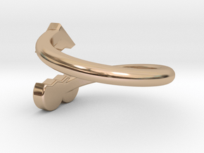 Sruof Ring - Simplistc Set   in 9K Rose Gold : 3 / 44