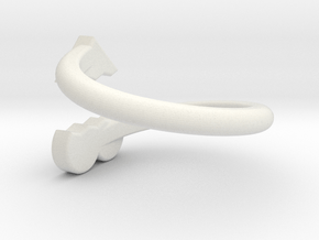 Sruof Ring - Simplistc Set   in White Natural Versatile Plastic: 4.5 / 47.75