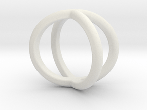 Sevif Ring - Simplistc Set   in White Natural Versatile Plastic: 3 / 44