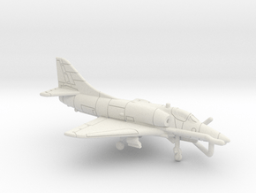 A-4F Skyhawk (Blue Angels) in White Natural Versatile Plastic: 6mm