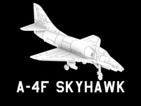 A-4F Skyhawk (Blue Angels) in White Natural Versatile Plastic: 1:220 - Z