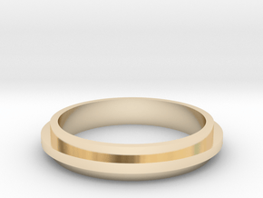 T ring in 14k Gold Plated Brass: 9.25 / 59.625