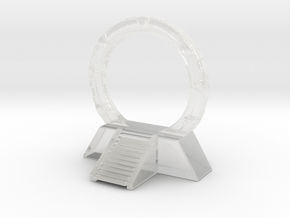 Stargate Portal HO scale 20mm miniature terrain in Clear Ultra Fine Detail Plastic