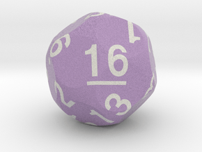 d16 Sphere Dice "Sweet Sixteen" in Natural Full Color Sandstone
