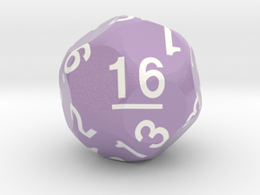 d16 Sphere Dice "Sweet Sixteen" in Smooth Full Color Nylon 12 (MJF)