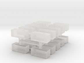 20´Container 1/550 20pcs. in Clear Ultra Fine Detail Plastic