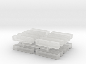 40´Container 1/550 20pcs. in Clear Ultra Fine Detail Plastic