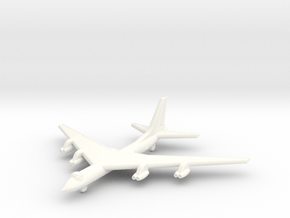 YB-60 Bomber (with support tabs) in White Premium Versatile Plastic