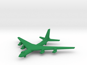 YB-60 Bomber (with support tabs) in Green Smooth Versatile Plastic