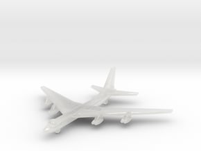 YB-60 Bomber (with support tabs) in Clear Ultra Fine Detail Plastic