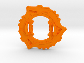Beyblade Trygator-2 | Plastic Gen Attack Ring in Orange Processed Versatile Plastic