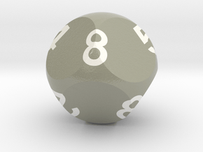 d8 Sphere Dice "Octavia" in Smooth Full Color Nylon 12 (MJF)