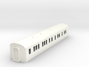 GWR Diagram A17 Brake First Corridor in White Smooth Versatile Plastic