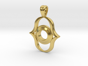 Open minded in Polished Brass