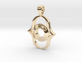 Open minded in 9K Yellow Gold 