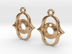 Open minded in Polished Bronze