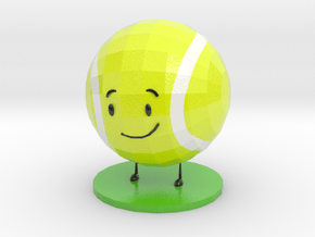 Tennis Ball in Smooth Full Color Nylon 12 (MJF)