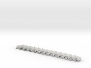 1:100 Trough Conveyor 128mm in Clear Ultra Fine Detail Plastic