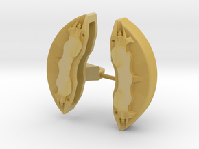 GF-0X - brake calipers - front pair in Tan Fine Detail Plastic