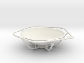 Dish in White Natural Versatile Plastic