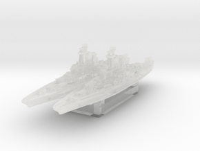USS Tennessee 1945 1/4800 in Clear Ultra Fine Detail Plastic