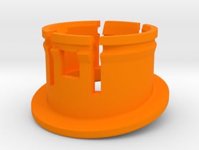 FZX seat lock cover in Orange Smooth Versatile Plastic