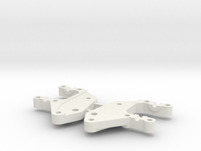 TAMIYA BLACKFOOT J PART (FRONT HALF RH AND LH) in White Natural Versatile Plastic