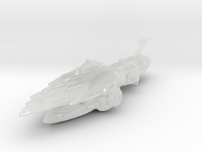 (MMch) Malevolence Subjugator Heavy Cruiser in Clear Ultra Fine Detail Plastic