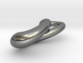 Infinity in Polished Silver: Medium