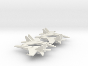 MiG-25PDS Foxbat-E in White Natural Versatile Plastic: 1:500