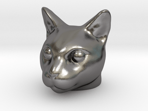 Cat Head in Processed Stainless Steel 316L (BJT)
