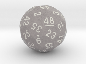 d48 Sphere Dice "Clavier Capricclo" in Natural Full Color Sandstone