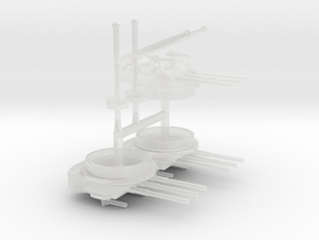 1/700 A-H Battle Cruiser Design Ia Armament-Cranes in Clear Ultra Fine Detail Plastic