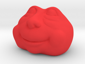 Dick, the Head in Red Smooth Versatile Plastic: Small