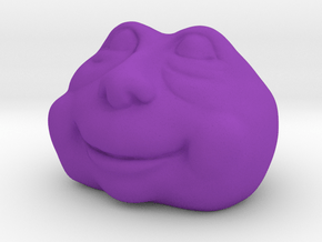 Dick, the Head in Purple Smooth Versatile Plastic: Small