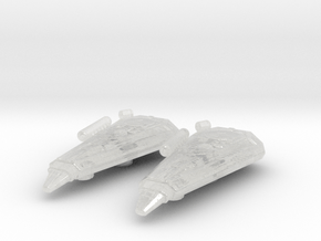 Pakled Mondor Type 1/10000 Attack Wing x2 in Clear Ultra Fine Detail Plastic