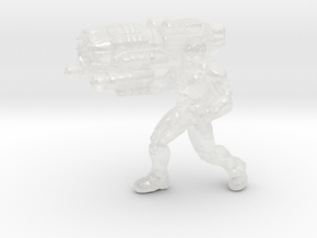 Iron Man Proton Cannon HO scale 20mm miniature rpg in Clear Ultra Fine Detail Plastic