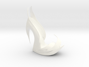 Right Flames High Heel in White Smooth Versatile Plastic