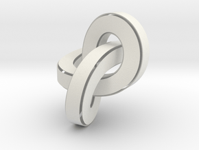 mobius strip in White Natural Versatile Plastic