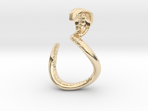 Snake Ring size 12 in 14K Yellow Gold