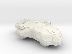 Kushan Multigun Corvette Fleet-Scale in White Natural Versatile Plastic