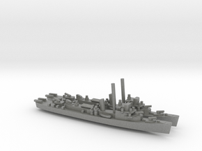 Buckley-Class Destroyer Escort in Gray PA12: 1:1200
